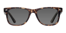 Wayfarer sunglasses in tortoise with transitions lens and a stylish tortoise color frame