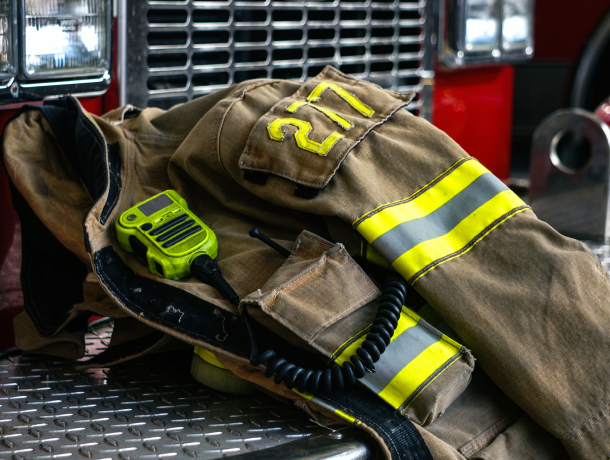 Picture of a firefighter uniform