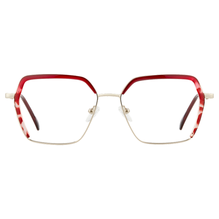 New CLASSC VNTAGE RETRO Style Clear Lens EYE GLASSES Gold Metal