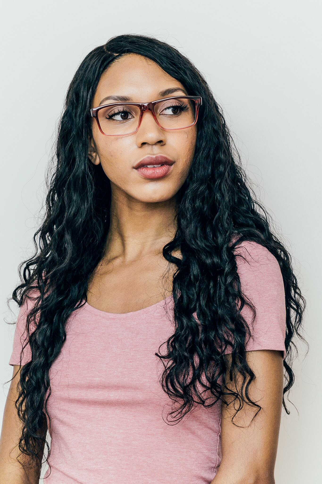 First model wearing Brookville frames